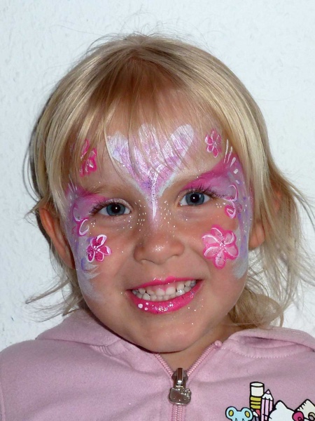 Kinderschminken Blumenfee