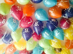 Luftballons für den Kindergeburtstag