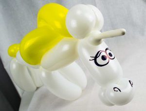 Luftballontier Einhorn